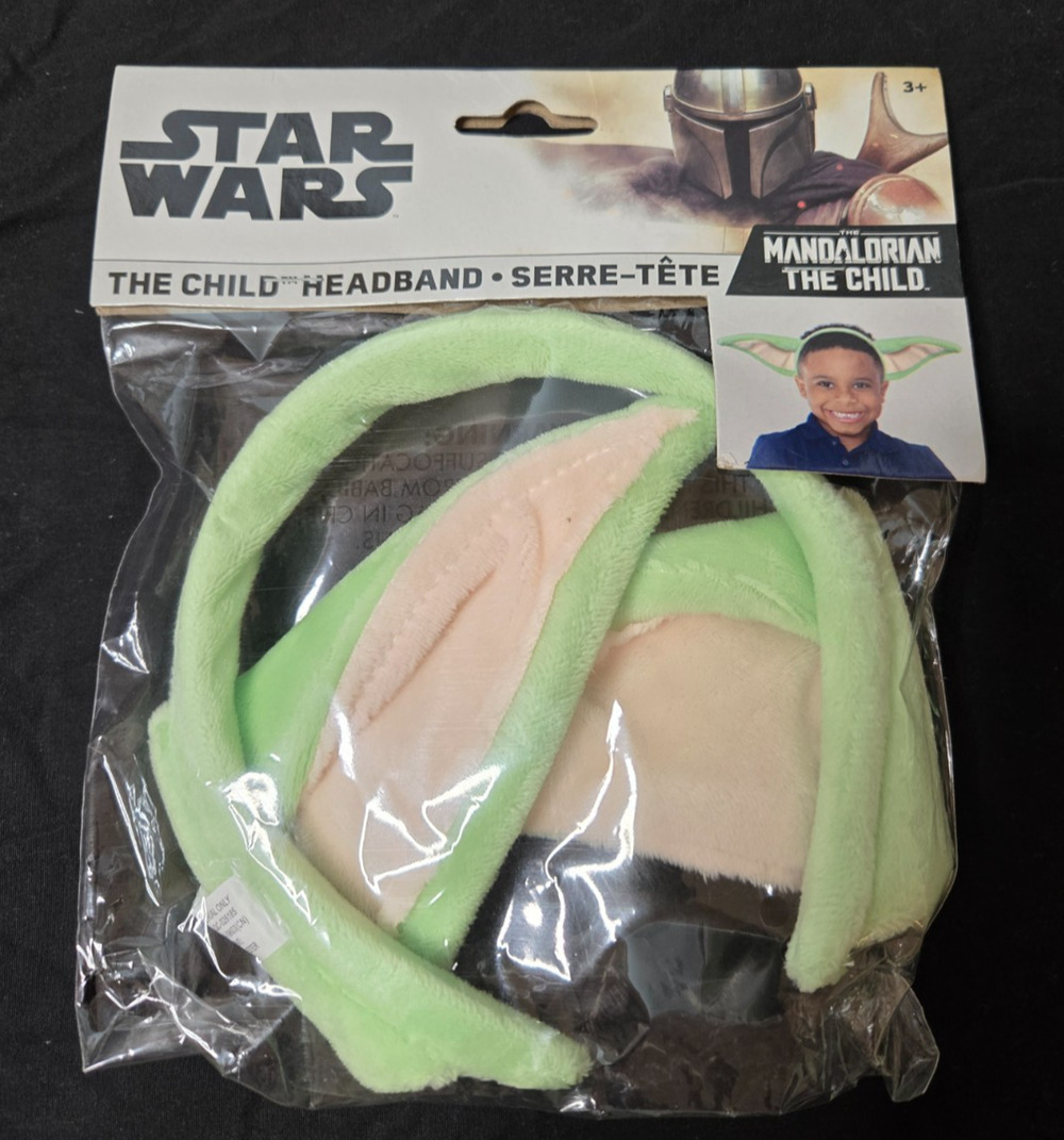 Star Wars Mandalorian The Child Headband Ears NEW Sealed